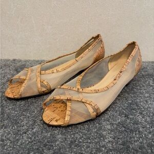 Prevata | Open toe Kitten cork heels | Women’s 6 M